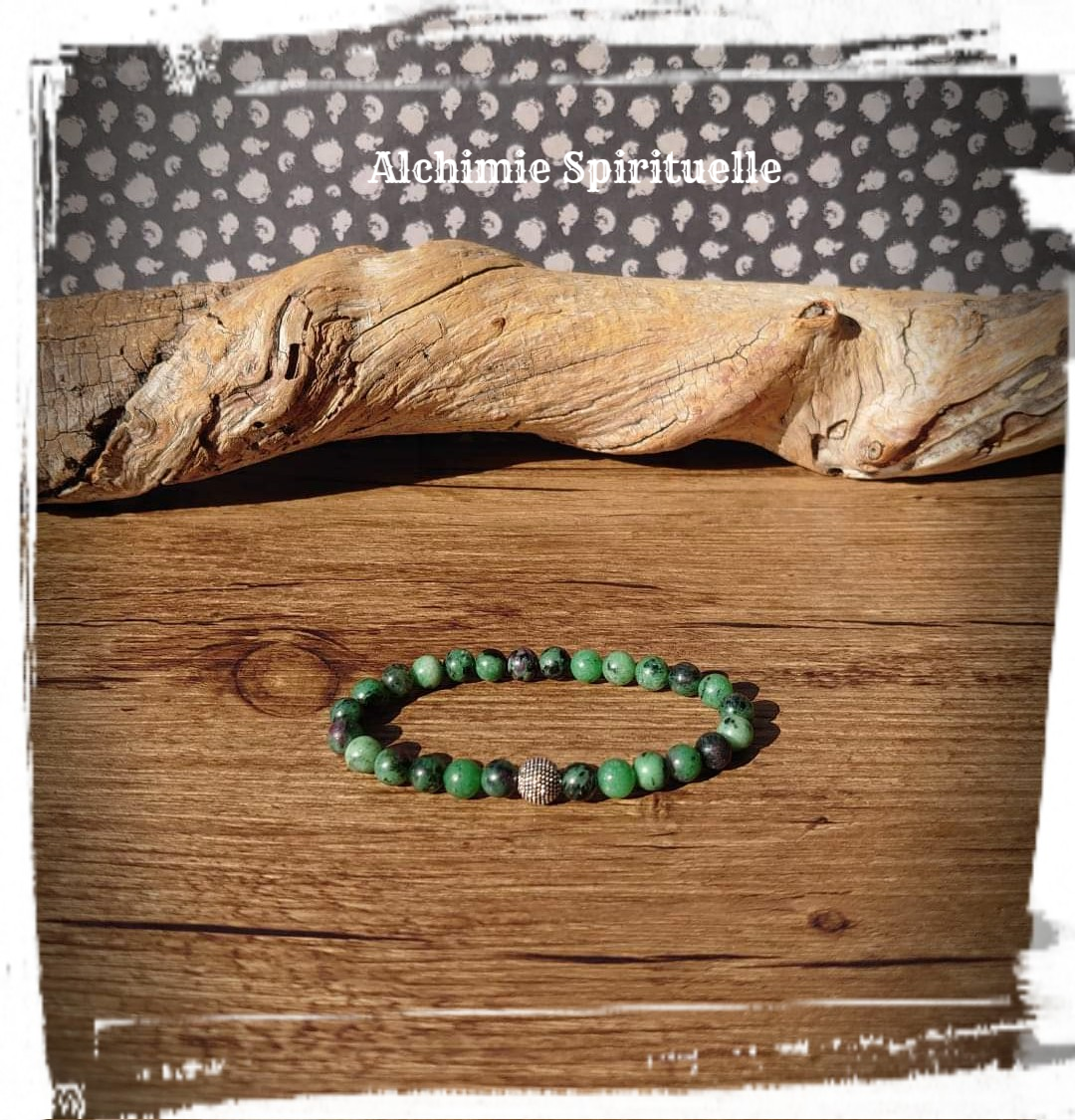 Bracelet Zoïsite Rubis (6mm)