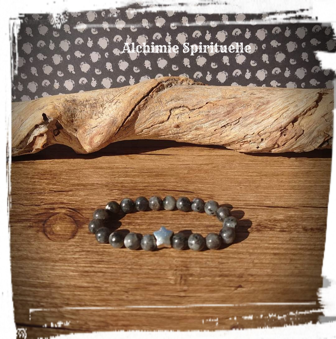 Bracelet Larvikite (8mm)