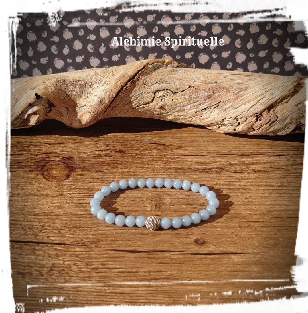 Bracelet Angelite (6mm)