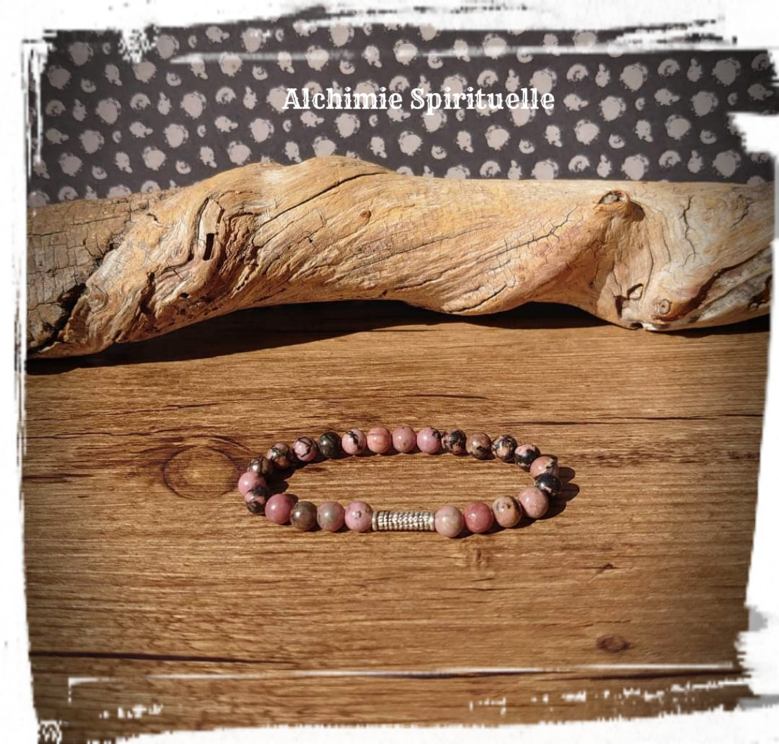 Bracelet Rhodonite (6mm)