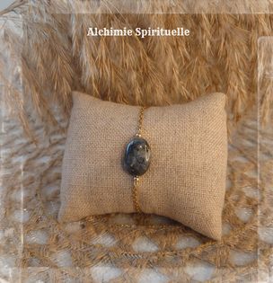 Bracelet Intemporel Larvikite 