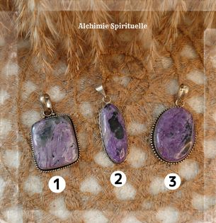 Pendentif Charoïte