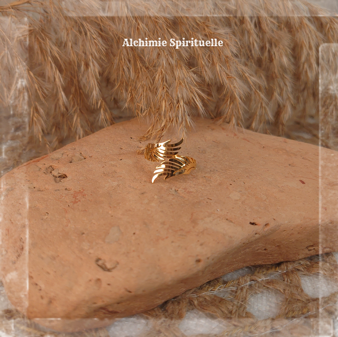 Bague Ailes Ange Gardien