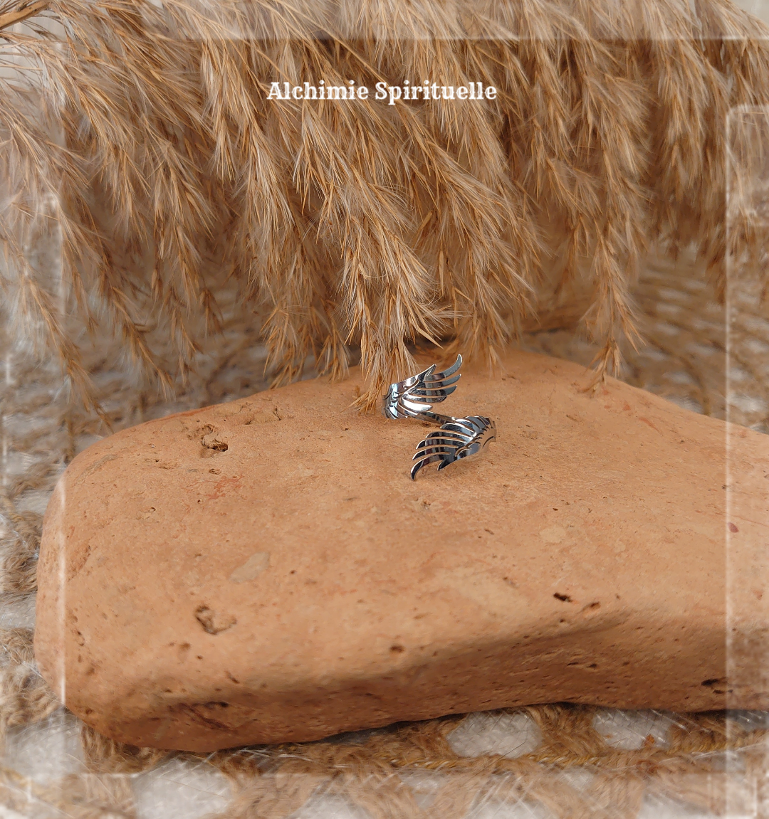 Bague Ailes Ange Gardien