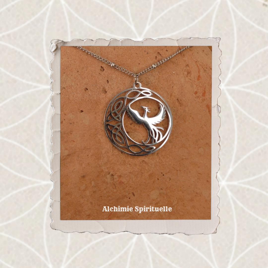 Collier Lune Phénix