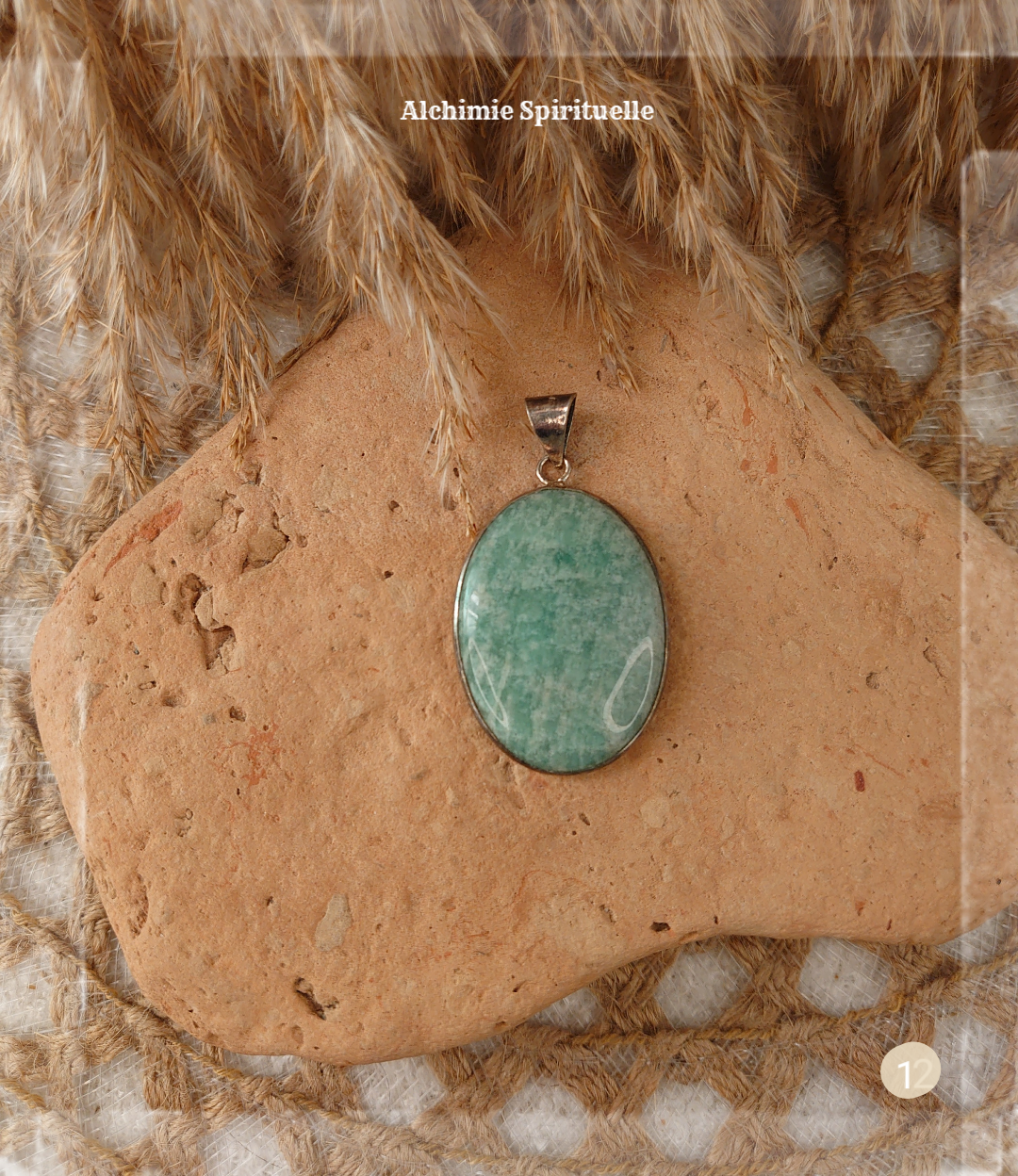 Pendentif Amazonite