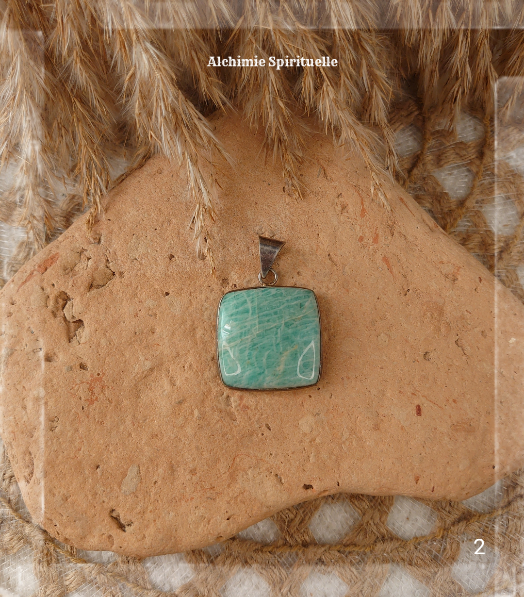 Pendentif Amazonite