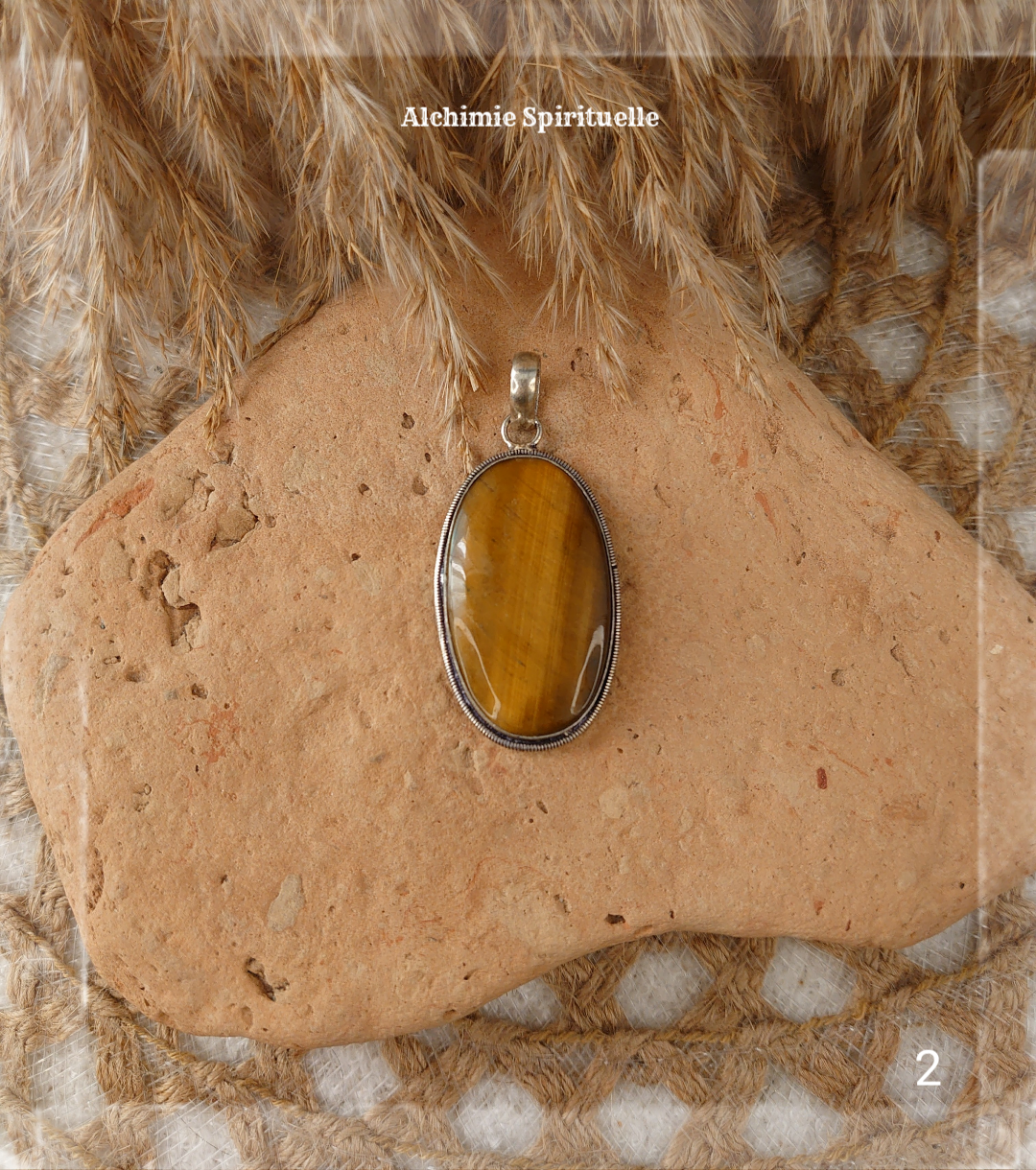 Pendentif Œil de tigre