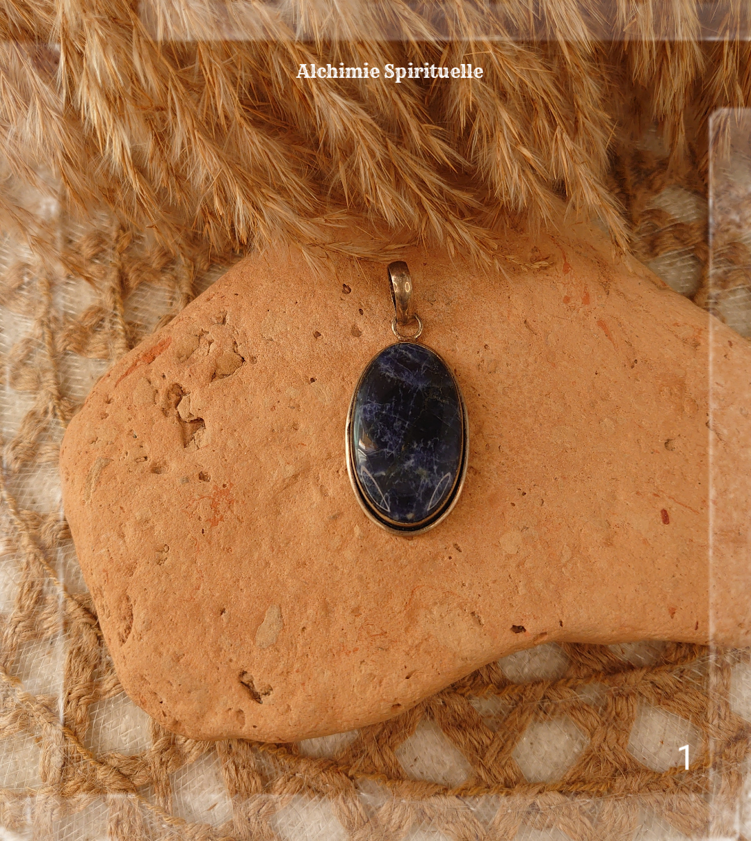 Pendentif Sodalite