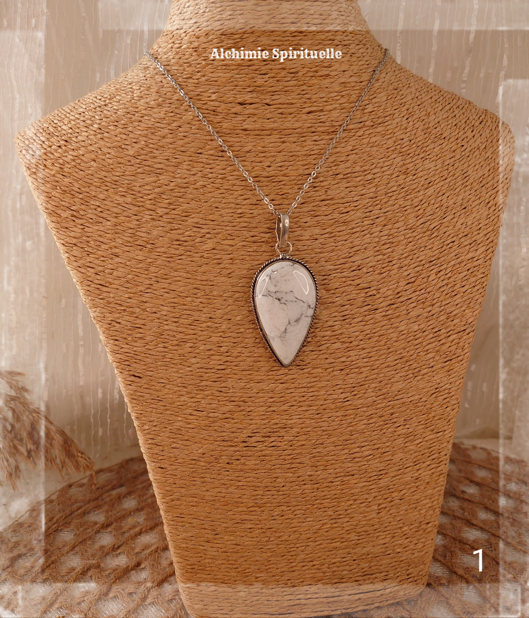 Pendentif Howlite