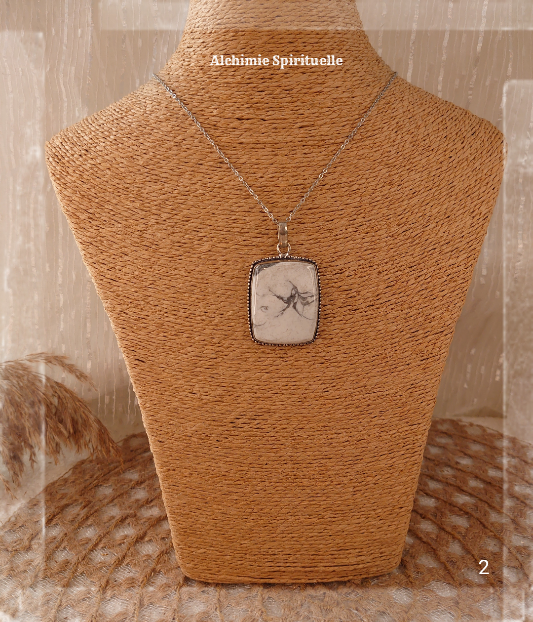 Pendentif Howlite
