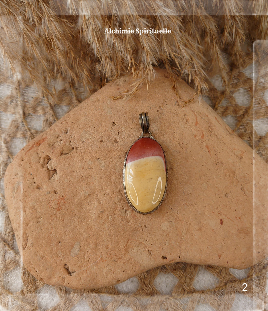 Pendentif Jaspe Mokaite 