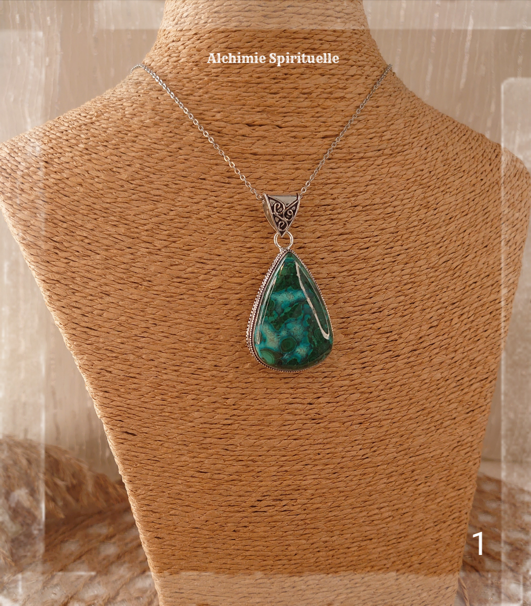 Pendentif Chrysocolle