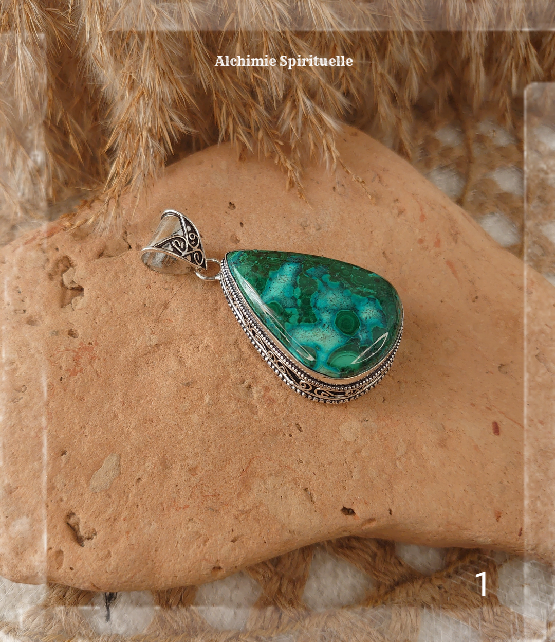 Pendentif Chrysocolle