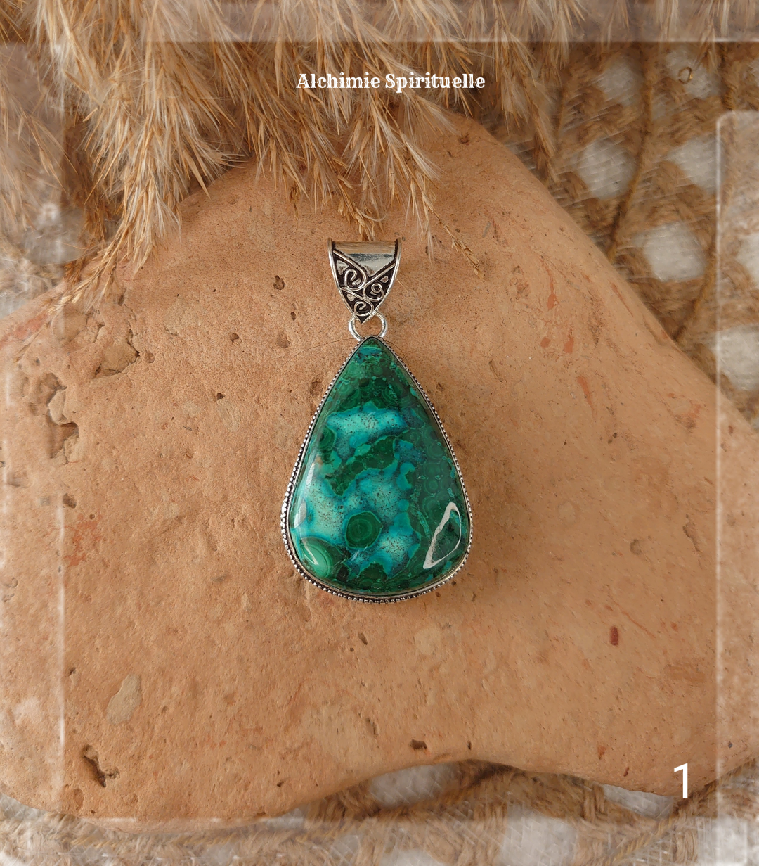 Pendentif Chrysocolle