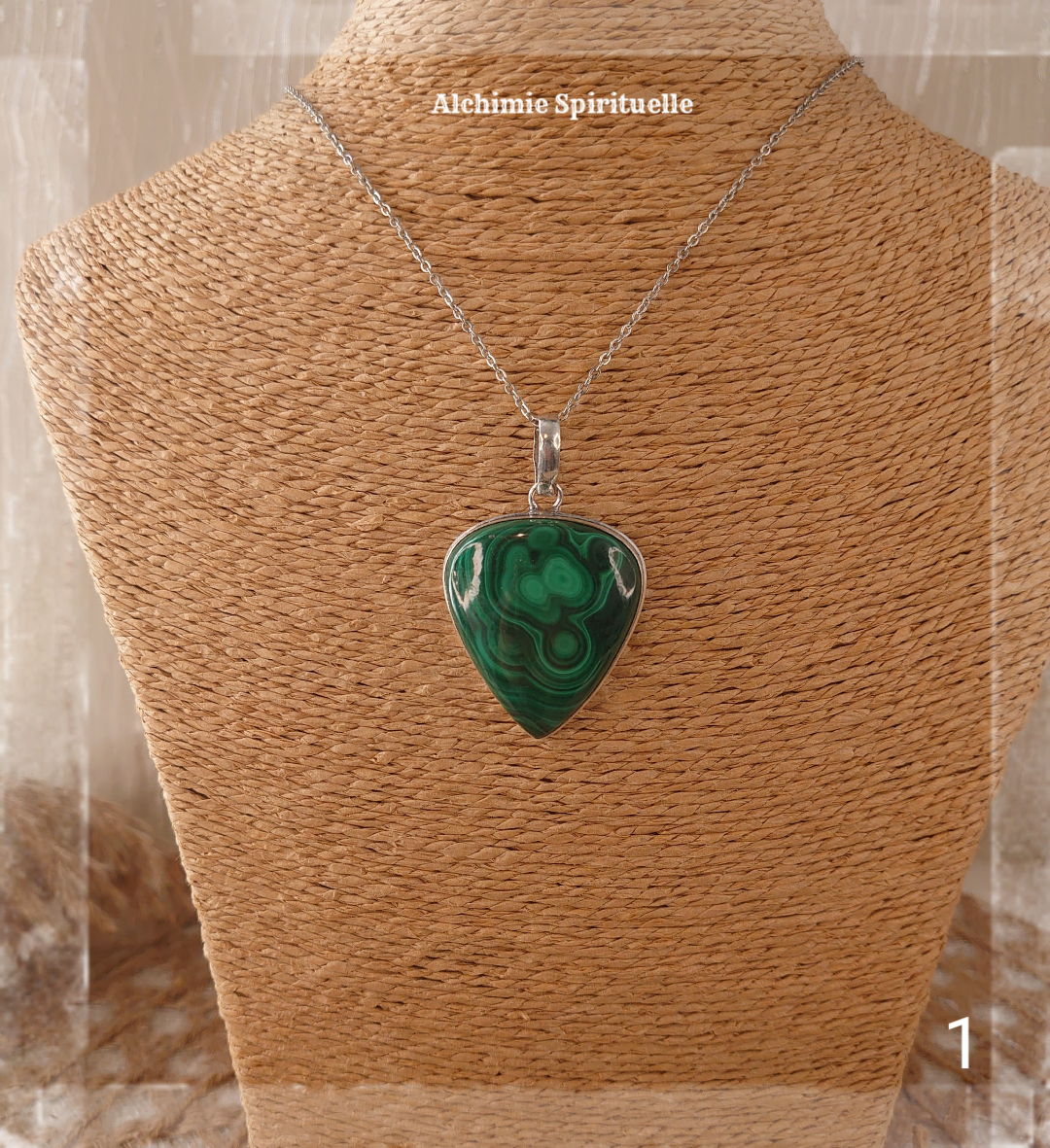 Pendentif Malachite