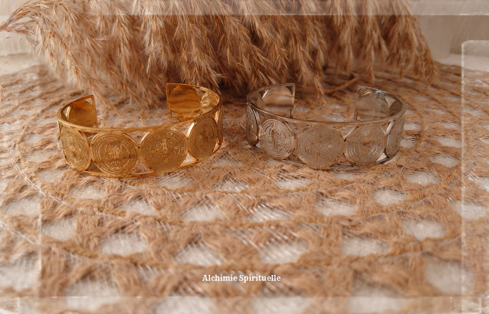 Bracelet jonc Saint Benoît