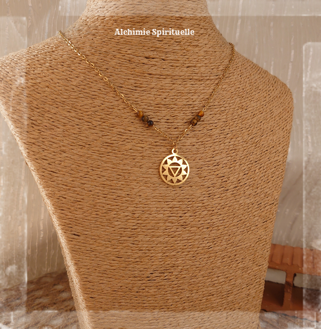 Collier Chakra Plexus Solaire 