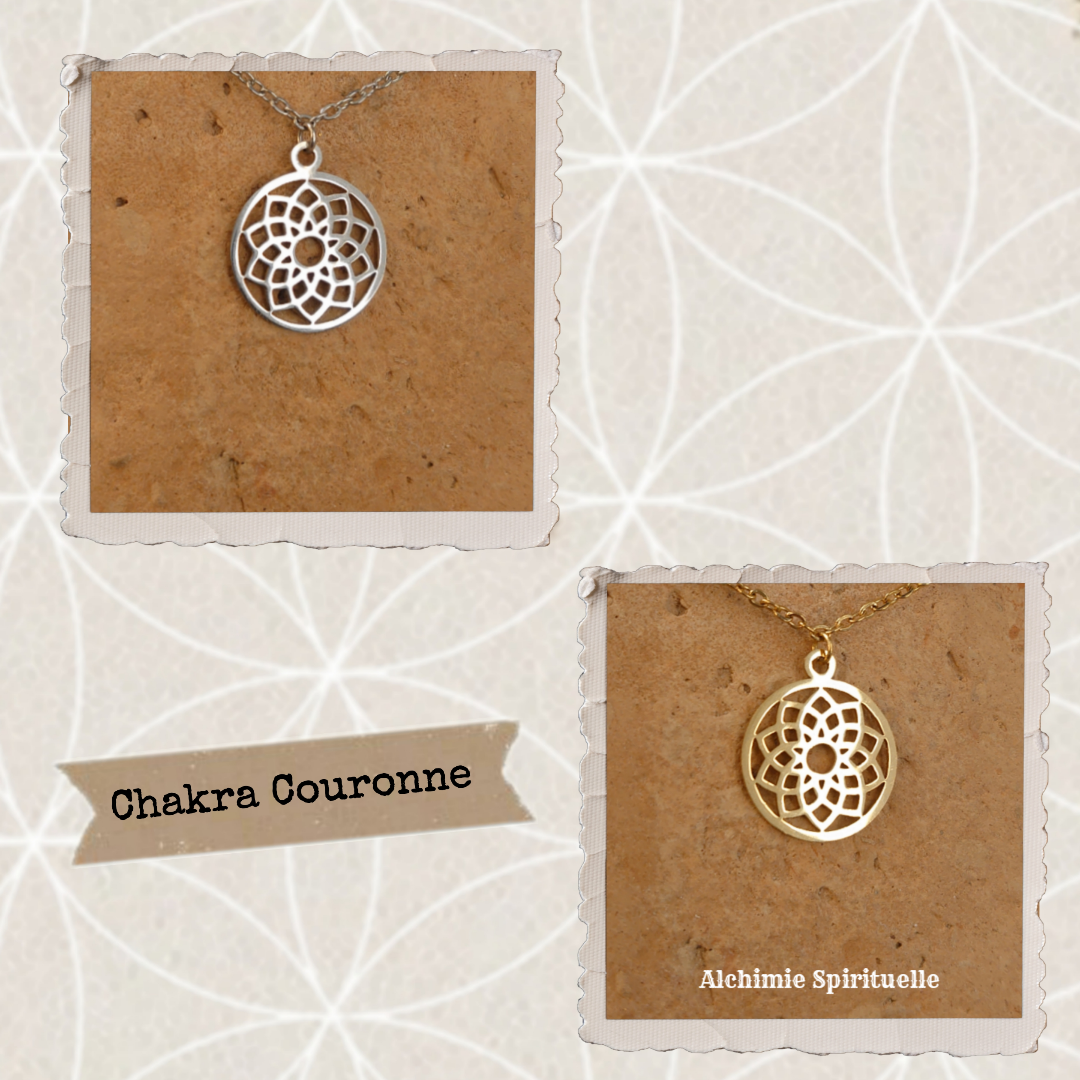 Collier chakra Couronne  