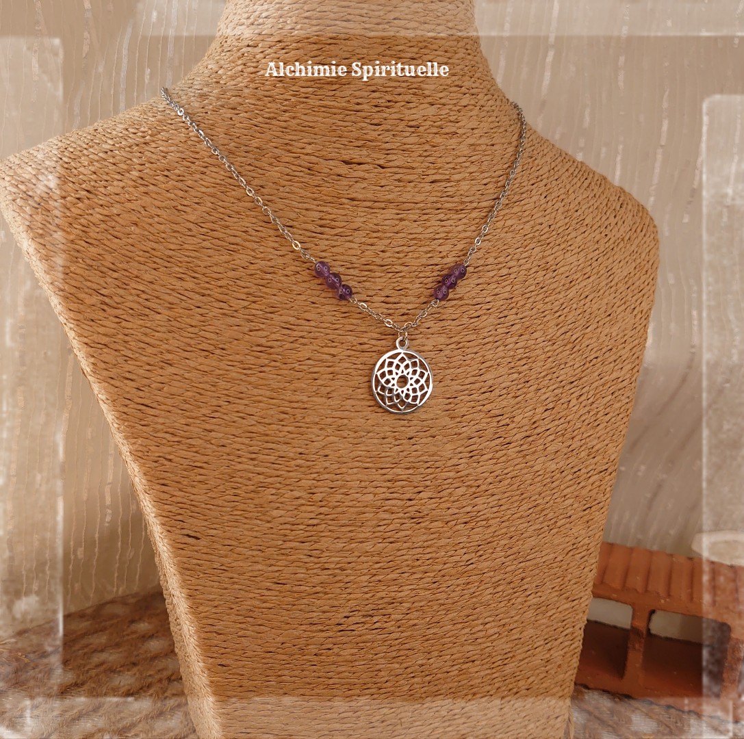 Collier chakra Couronne  