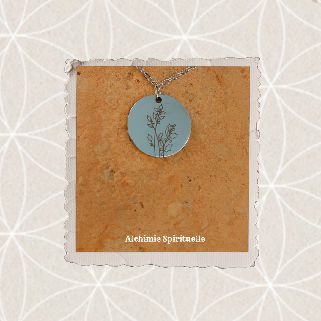 Collier Fleur de Naissance Décembre