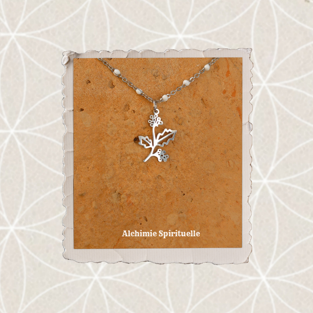 Collier Fleur de Naissance Décembre
