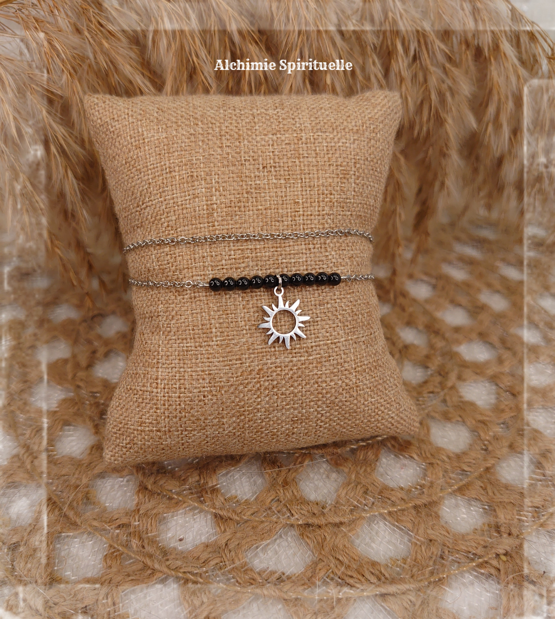 Bracelet duo charme Soleil
