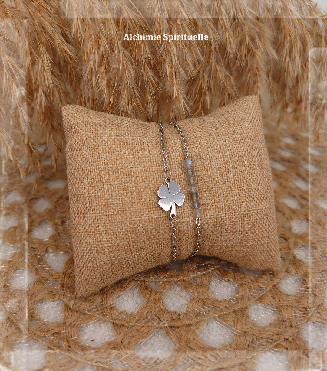 Bracelet Trèfle à 4 feuilles