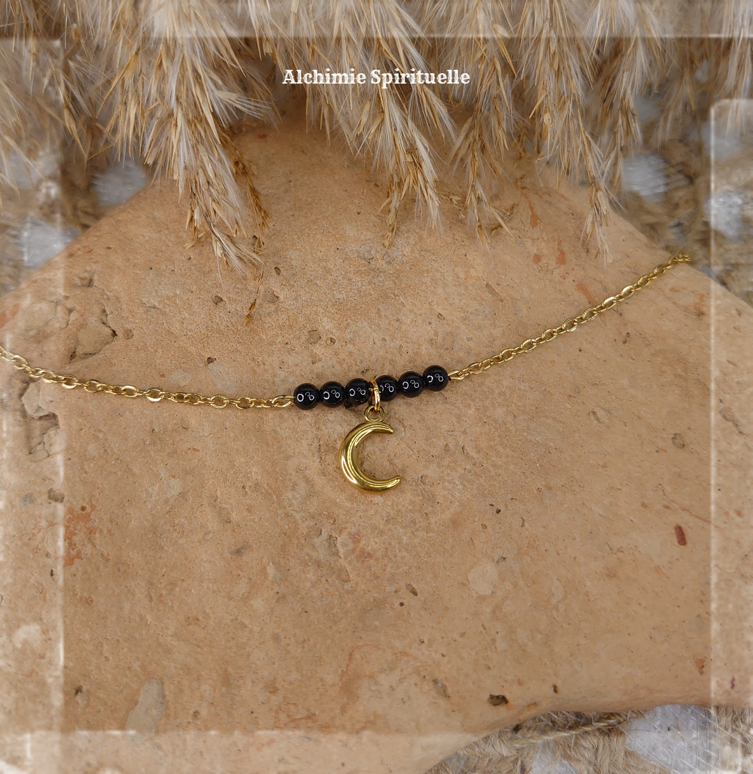 Bracelet Charme Lune 