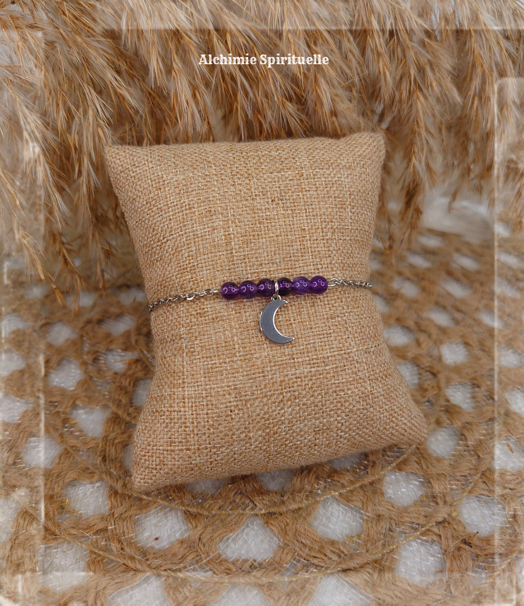 Bracelet charme Lune