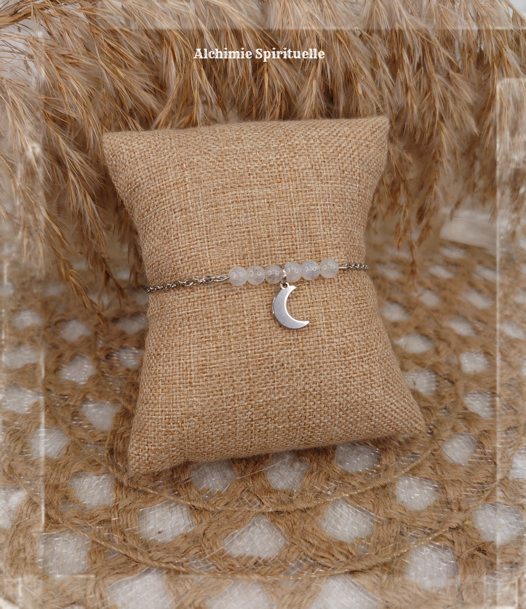 Bracelet charme Lune