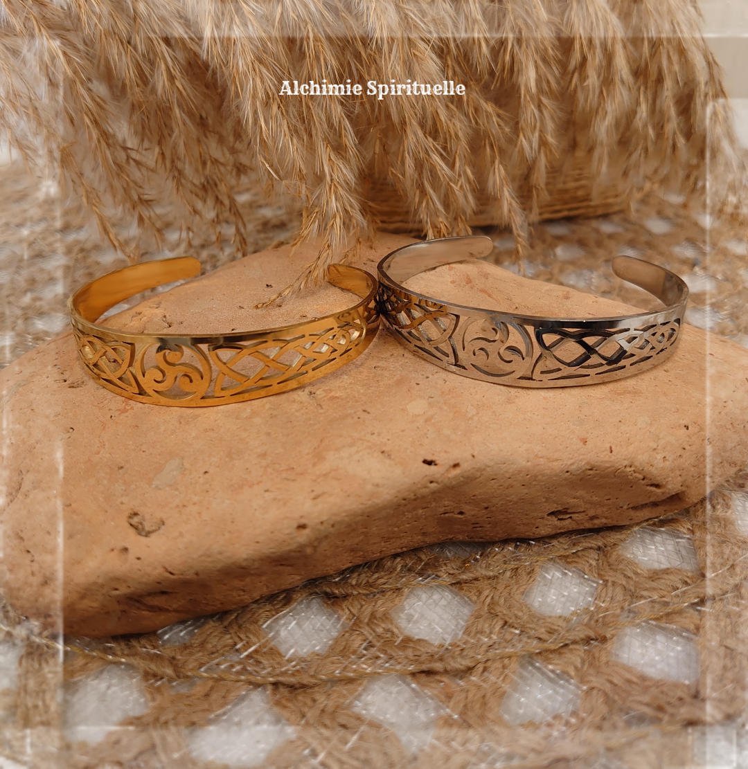 Bracelet jonc Triskel