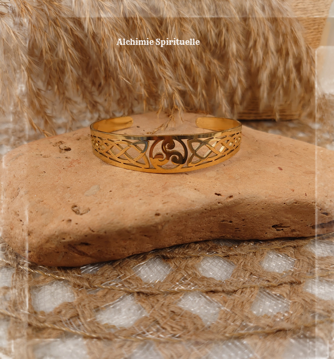 Bracelet jonc Triskel