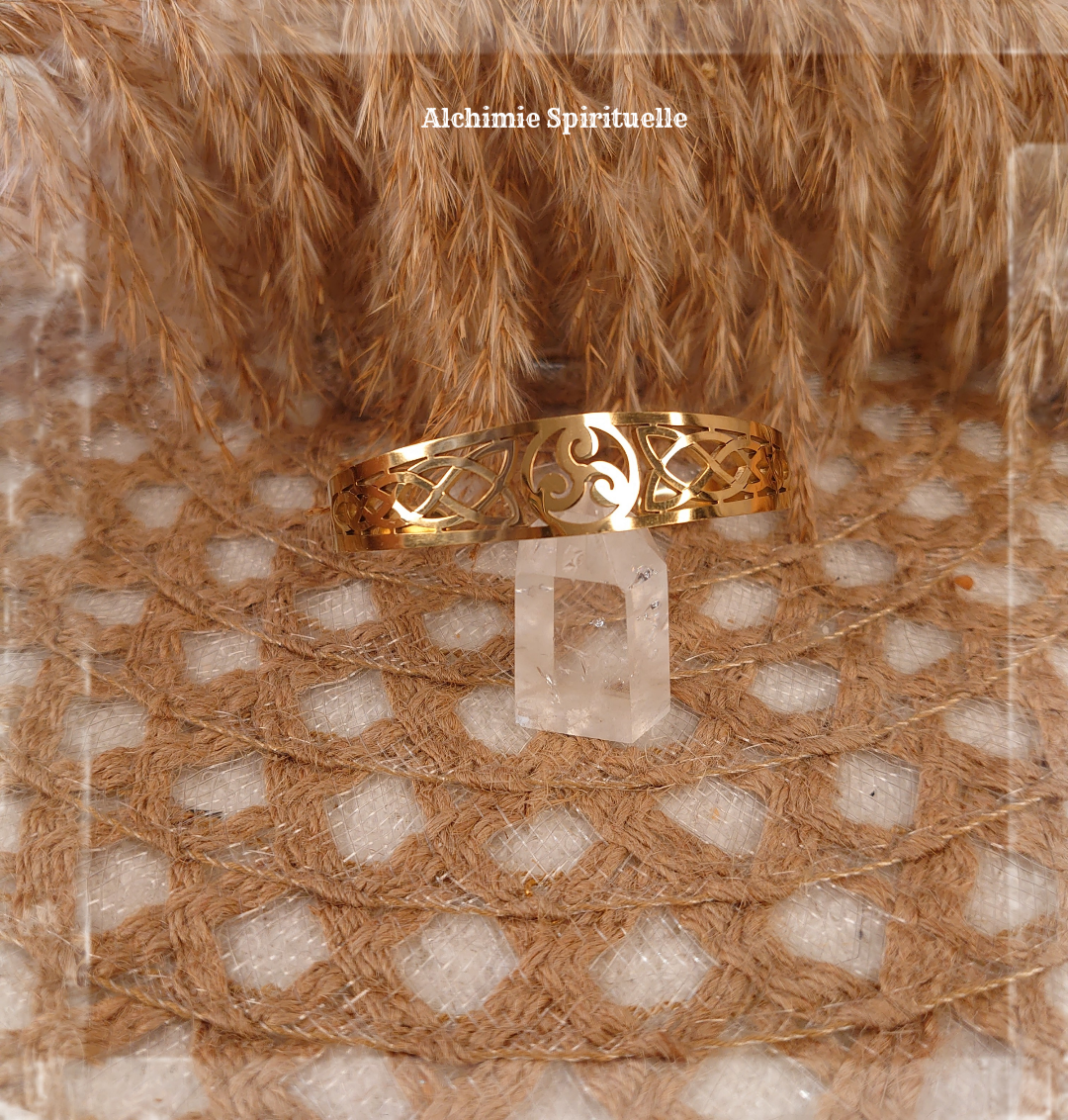 Bracelet jonc Triskel