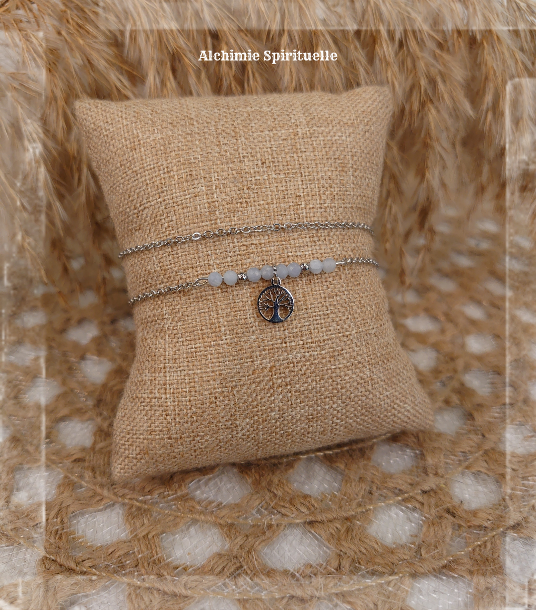 Bracelet Duo charme Arbre de vie 