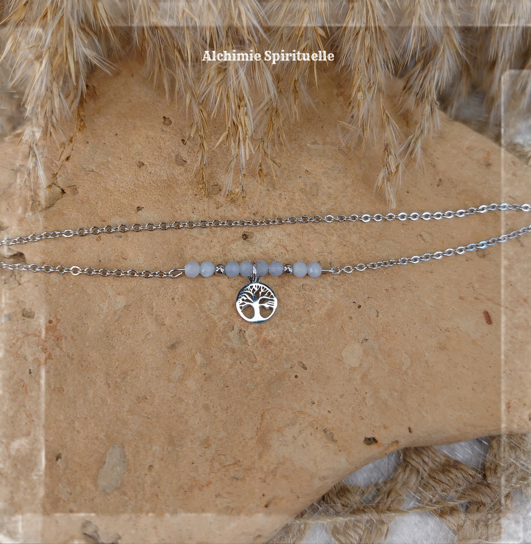 Bracelet Duo charme Arbre de vie 