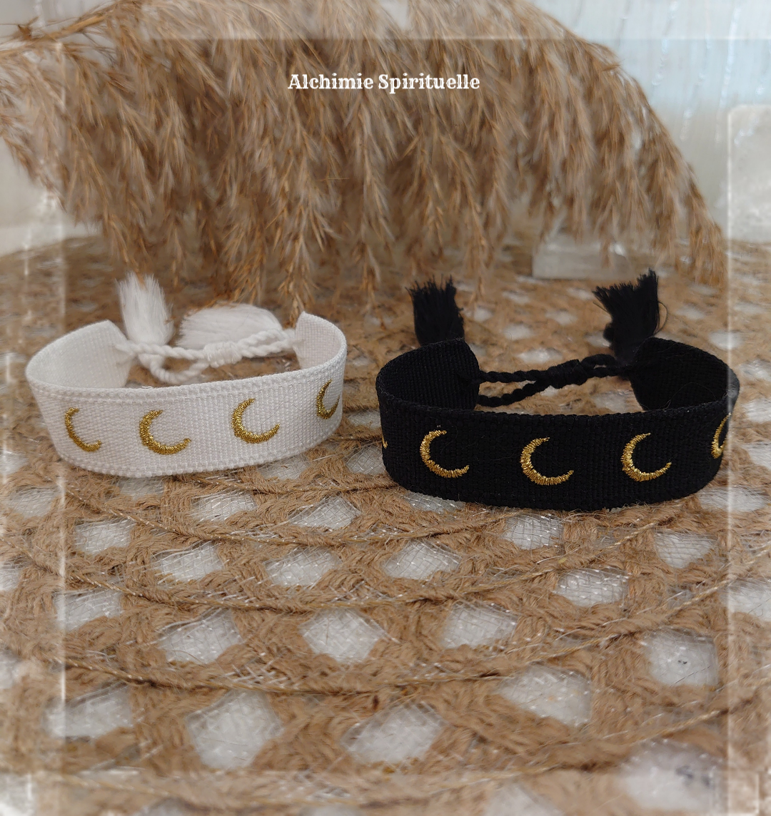 Bracelet macramé Lune