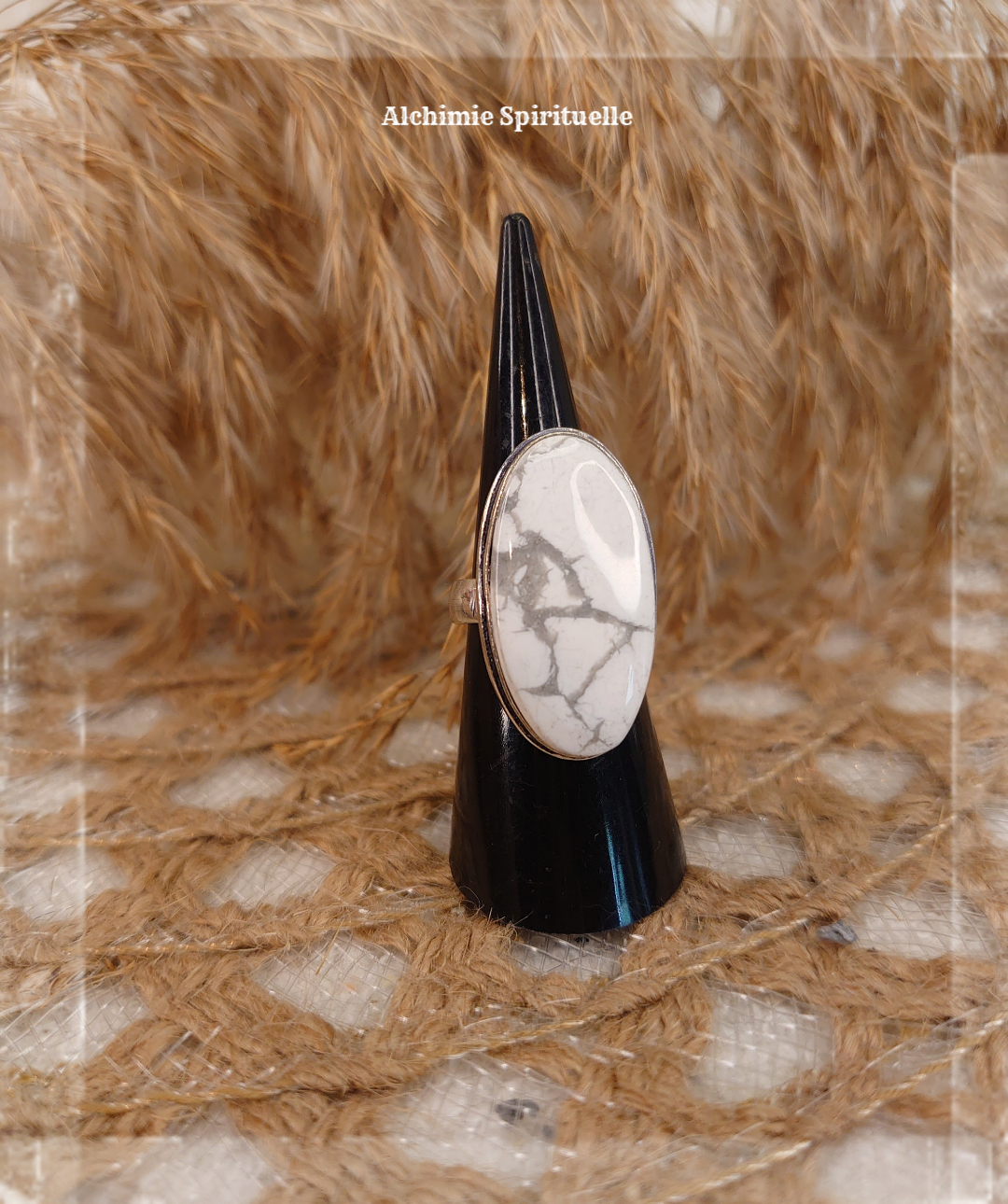 Bague Howlite