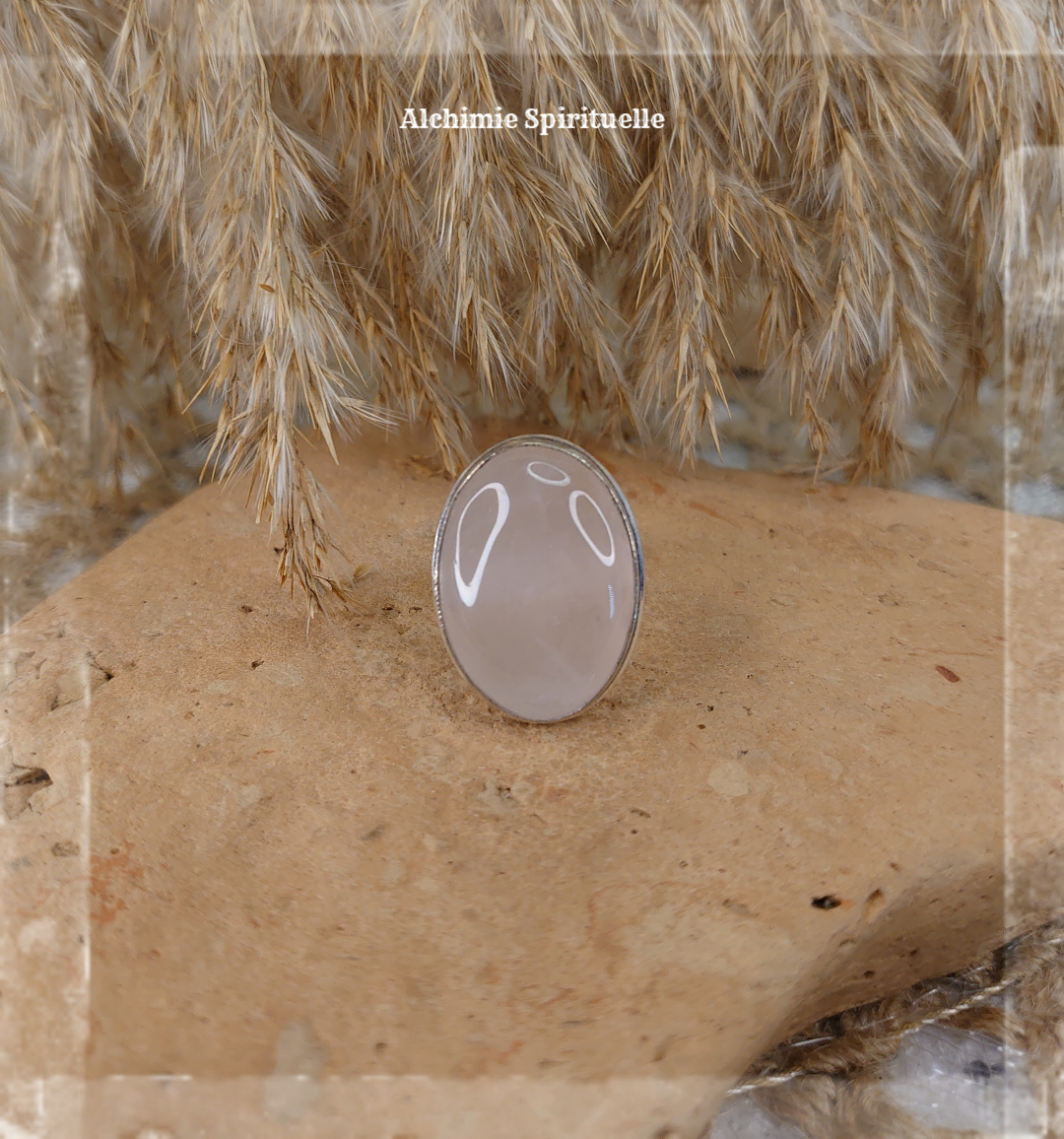 Bague Quartz rose