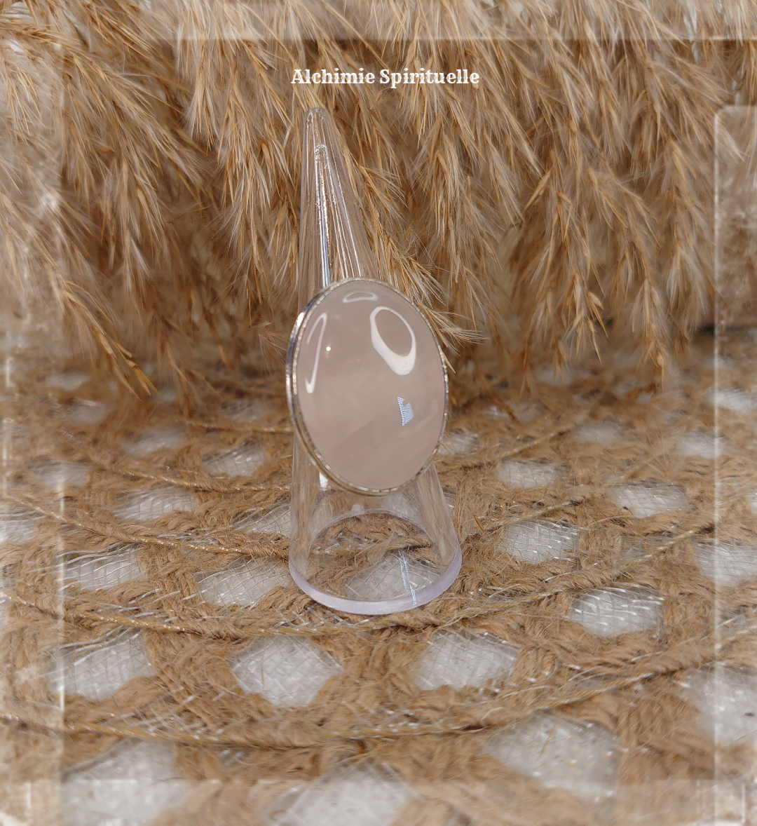 Bague Quartz rose