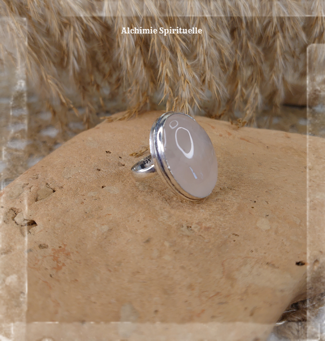 Bague Quartz rose