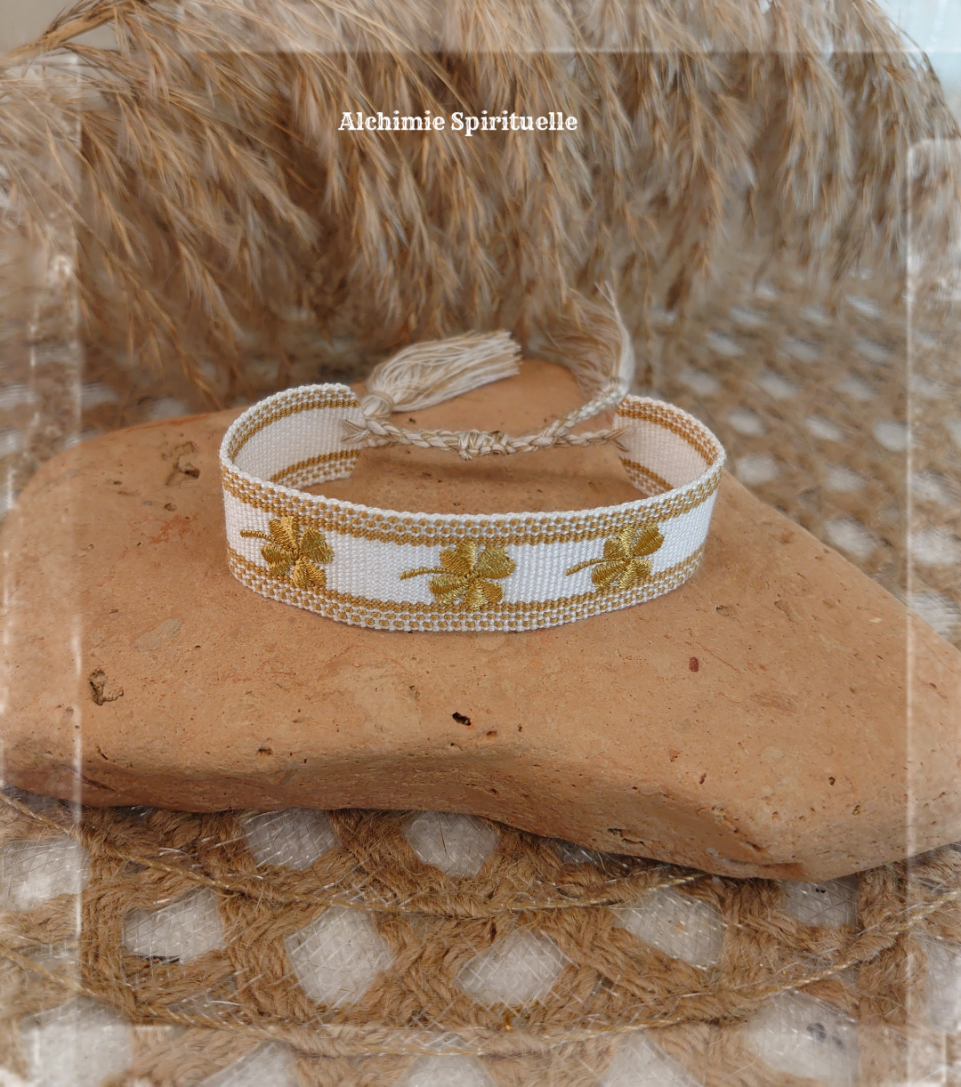 Macramé Trèfle à 4 feuilles