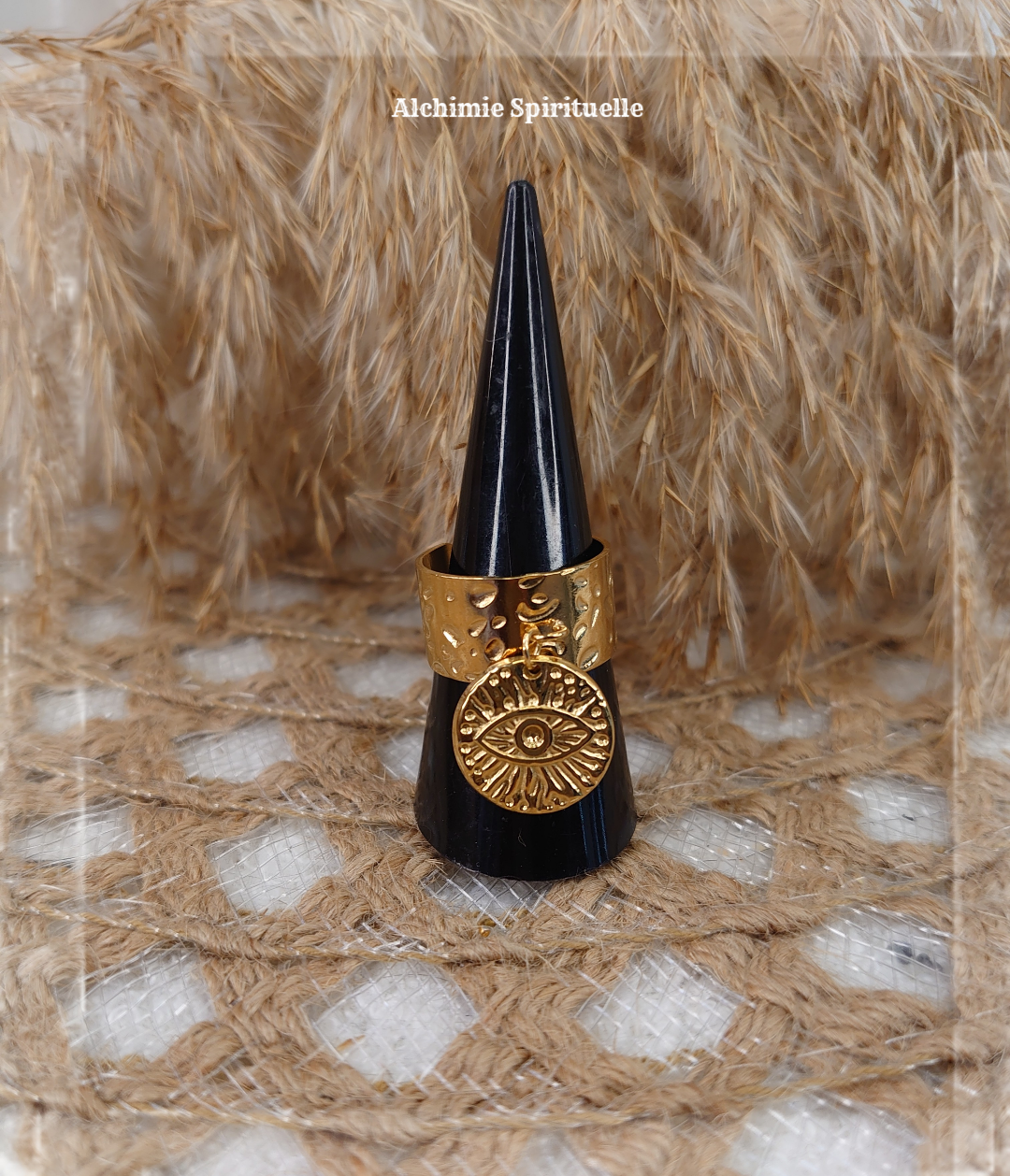 Bague breloque Œil