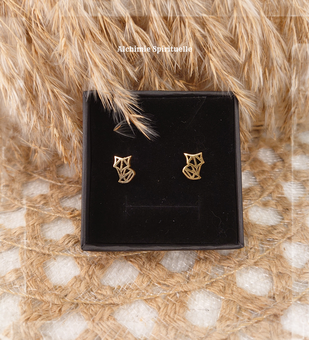 Boucles d'oreilles Renard