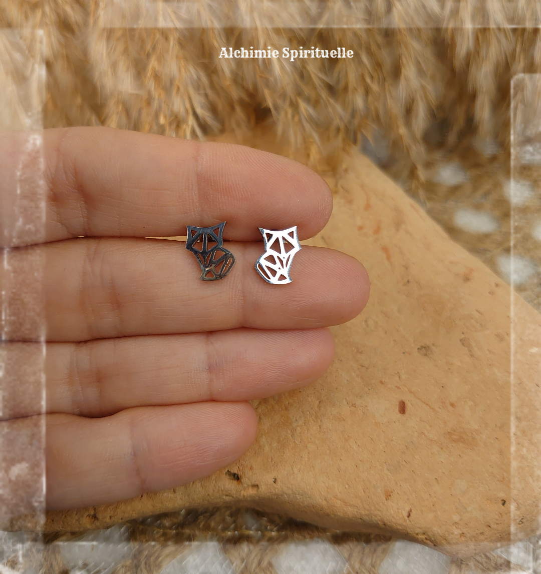 Boucles d'oreilles Renard