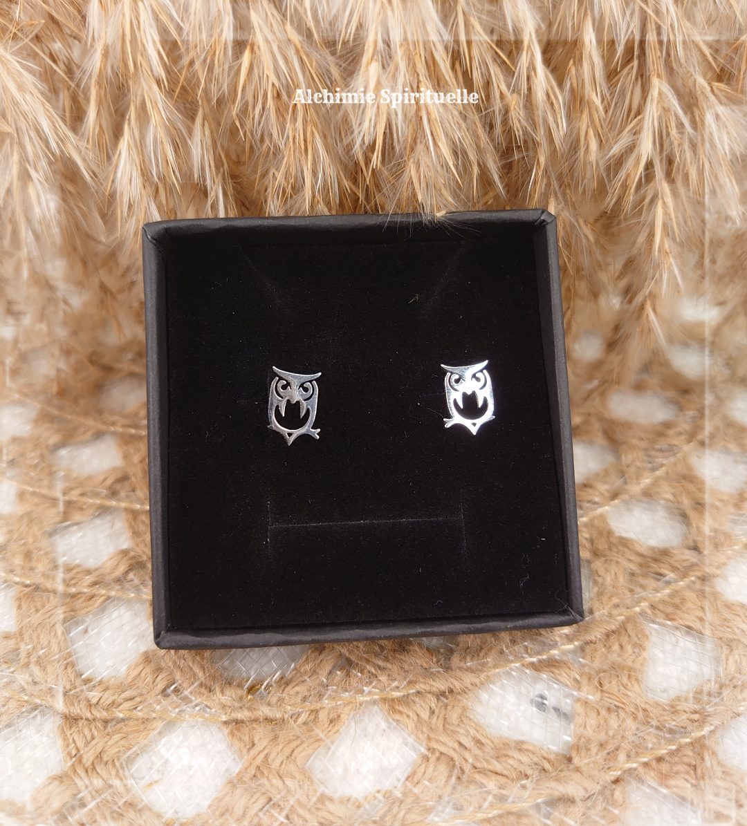 Boucles d'oreilles Chouette 