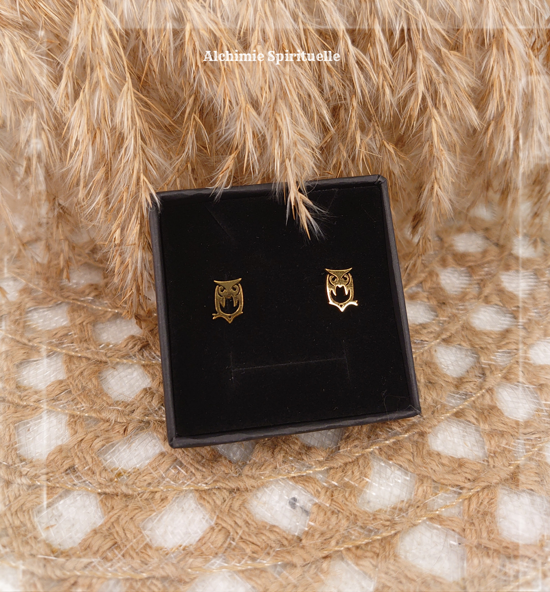 Boucles d'oreilles Chouette 