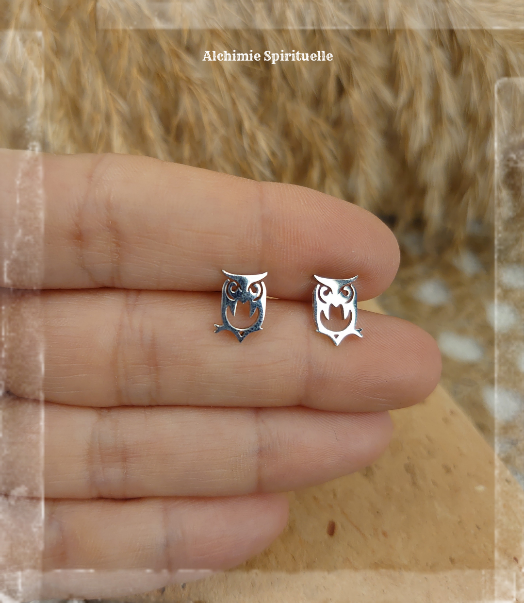 Boucles d'oreilles Chouette 