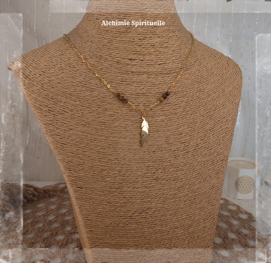Collier Plume