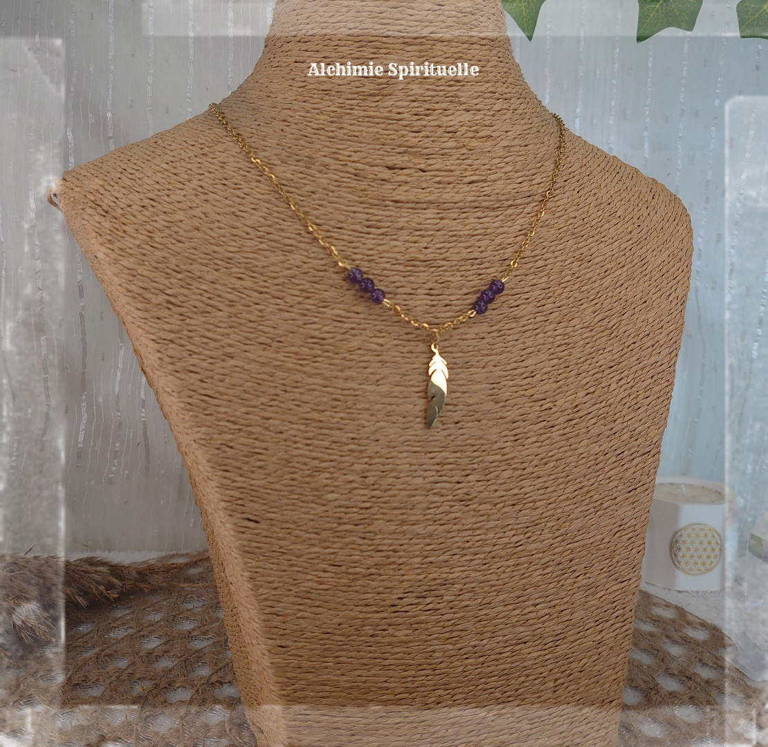 Collier Plume